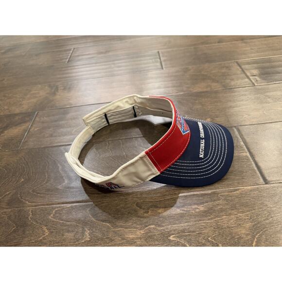 USA Softball National Championship Unisex Red Blue White Adjustable Visor Hat - Picture 5 of 8